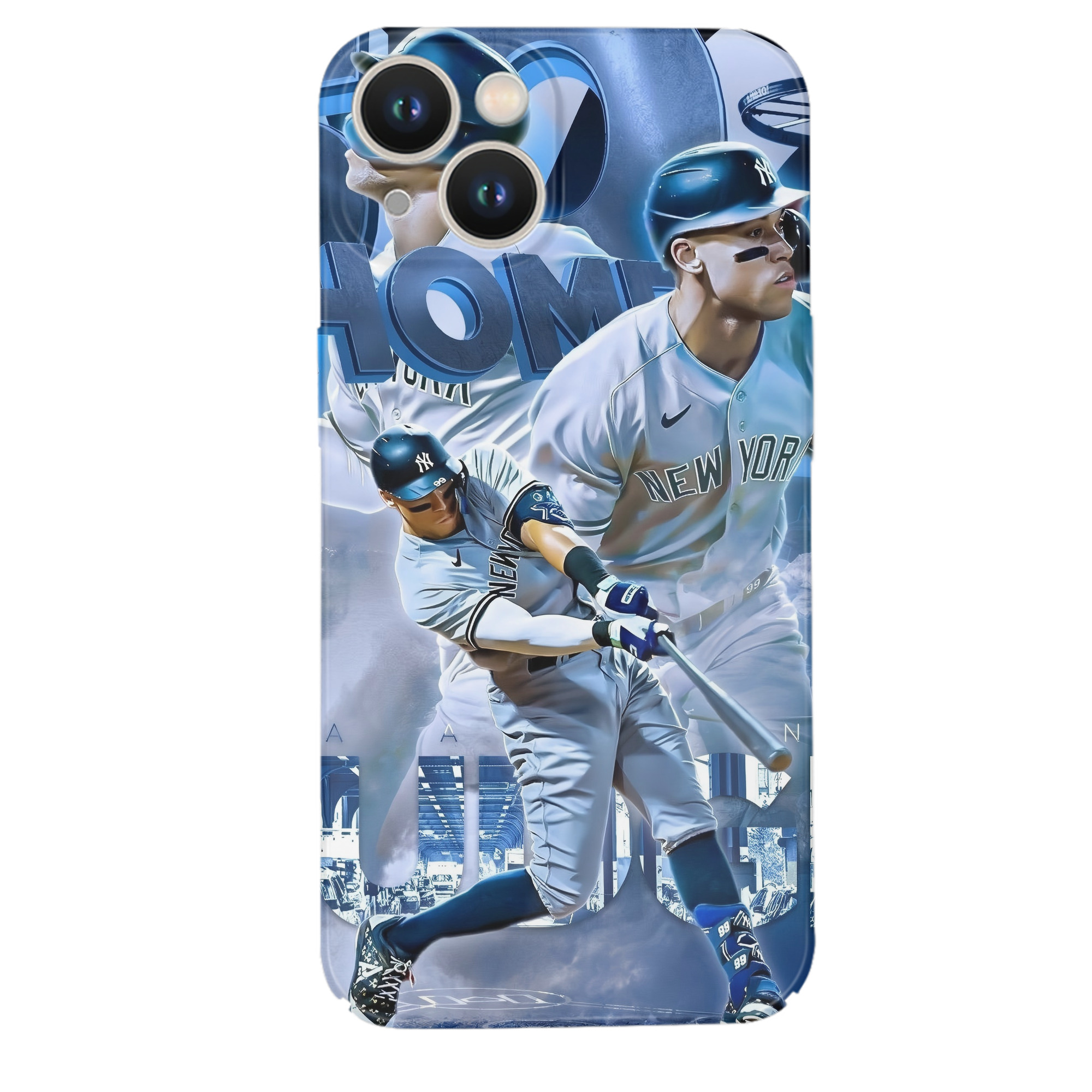 Aaron Judge 50 Home Runs IPhone 14 Series Full-Cover Hard Case – Shockproof With Raised Camera Protection – Precise Cutouts, Wireless Charging Compatible – Durable, Anti-Yellowing, Easy To Clean